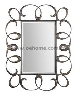 8482 Metal decorative wall mirrors for Hosipitality